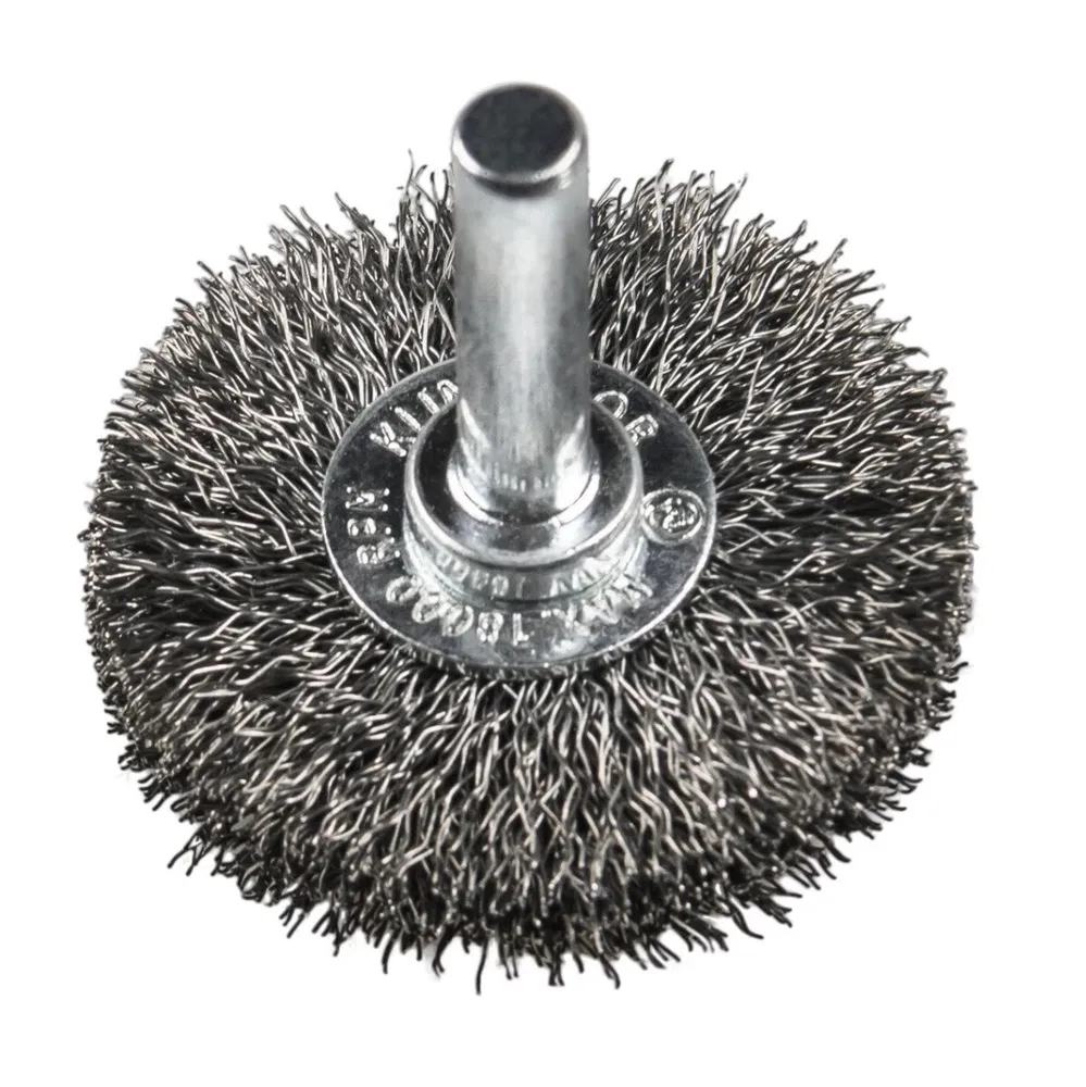 Perie circulara, cu tija, pentru inox / lemn / otel / plastic, Klingspor BRS 600 W, diametru 30 mm
