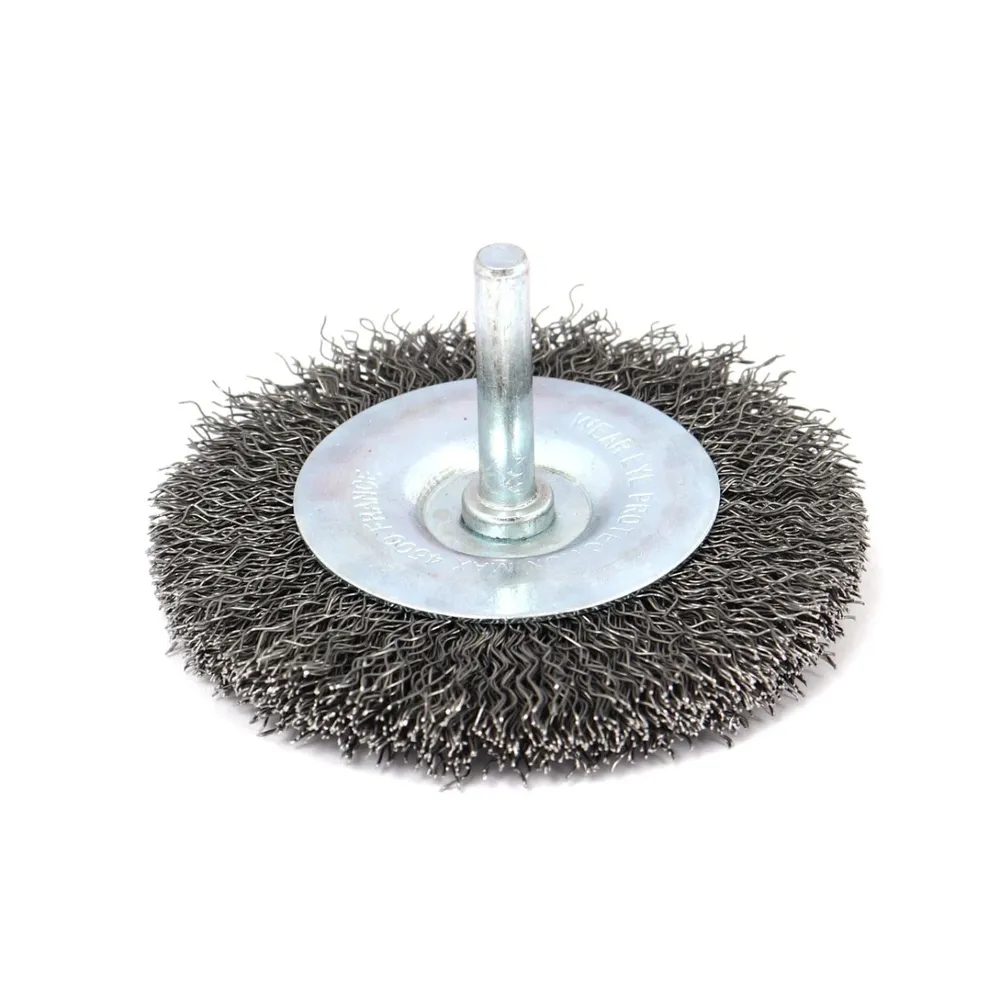Perie circulara, cu tija, pentru metale, Peromex 5132G, diametru 75 mm