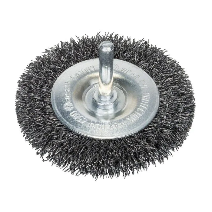 Perie circulara, cu tija, pentru otel / metale feroase / metale neferoase, Bosch, diametru 75 mm