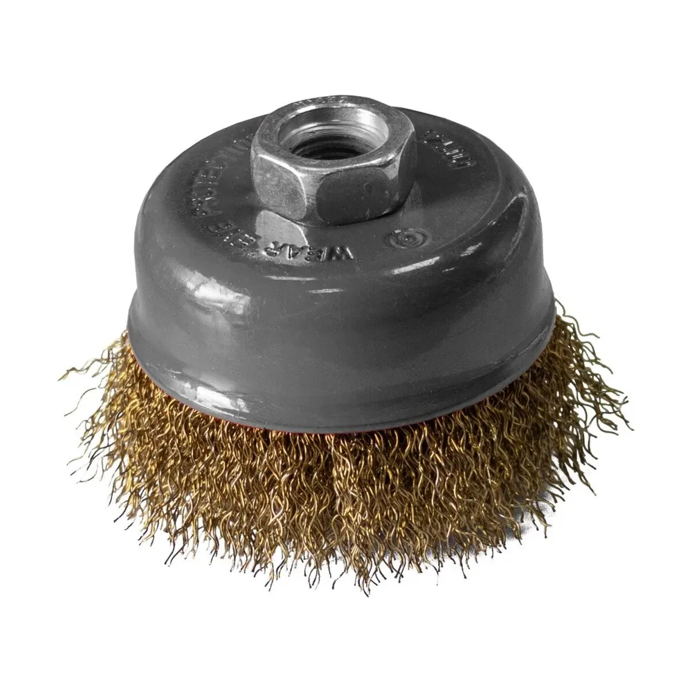 Perie circulara pentru lustruire, Lumytools LT06970, 75 mm, metal
