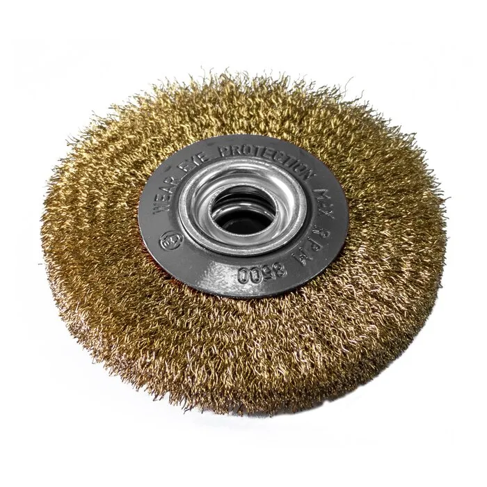 Perie circulara, pentru polizor de banc, Lumytools LT06980, diametru 200 mm