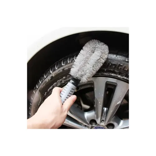 Perie curatat si spalat jante peri tari 25cm cap flexibil auto profesionala — imaginea 5