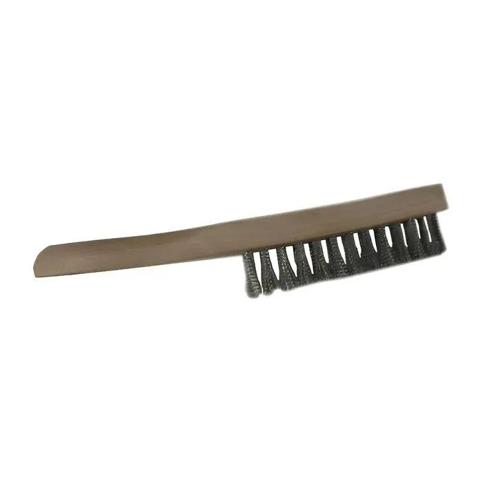 Perie de sarma, Peromex 32I2, pentru metal, 2 randuri, cu maner din lemn, 280 mm