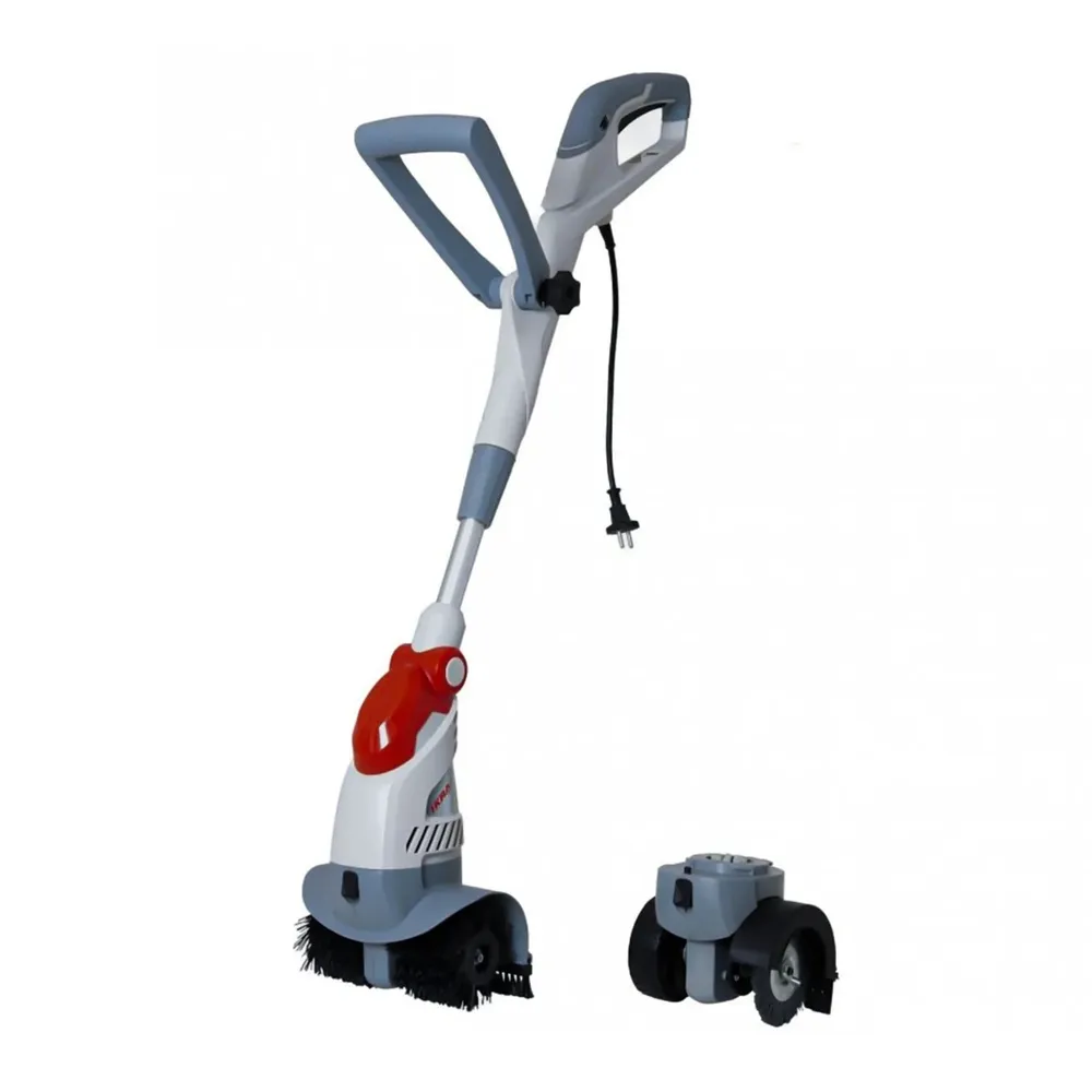Perie electrica de curatat pavaj, rosturi, pardoseala, Ikra IEMC 550, maner telescopic, 550 W