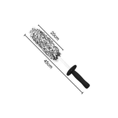 Perie microfibre curatat si spalat jante auto 45cm maner lung — imaginea 4