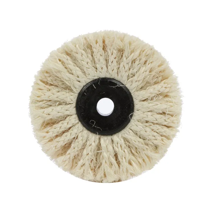 Perie sisal, pentru lustruire inox / plastic, Wolfcraft 2098000, 85 x 20 mm