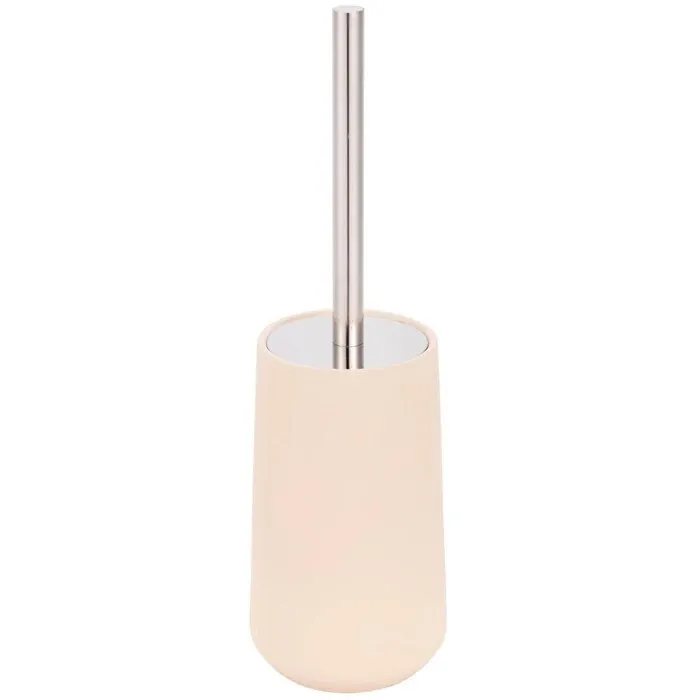Perie WC Kadda Pale BCO-1985E, montaj stativ, ceramica, roz, 10.5 x 10.5 x 35 cm