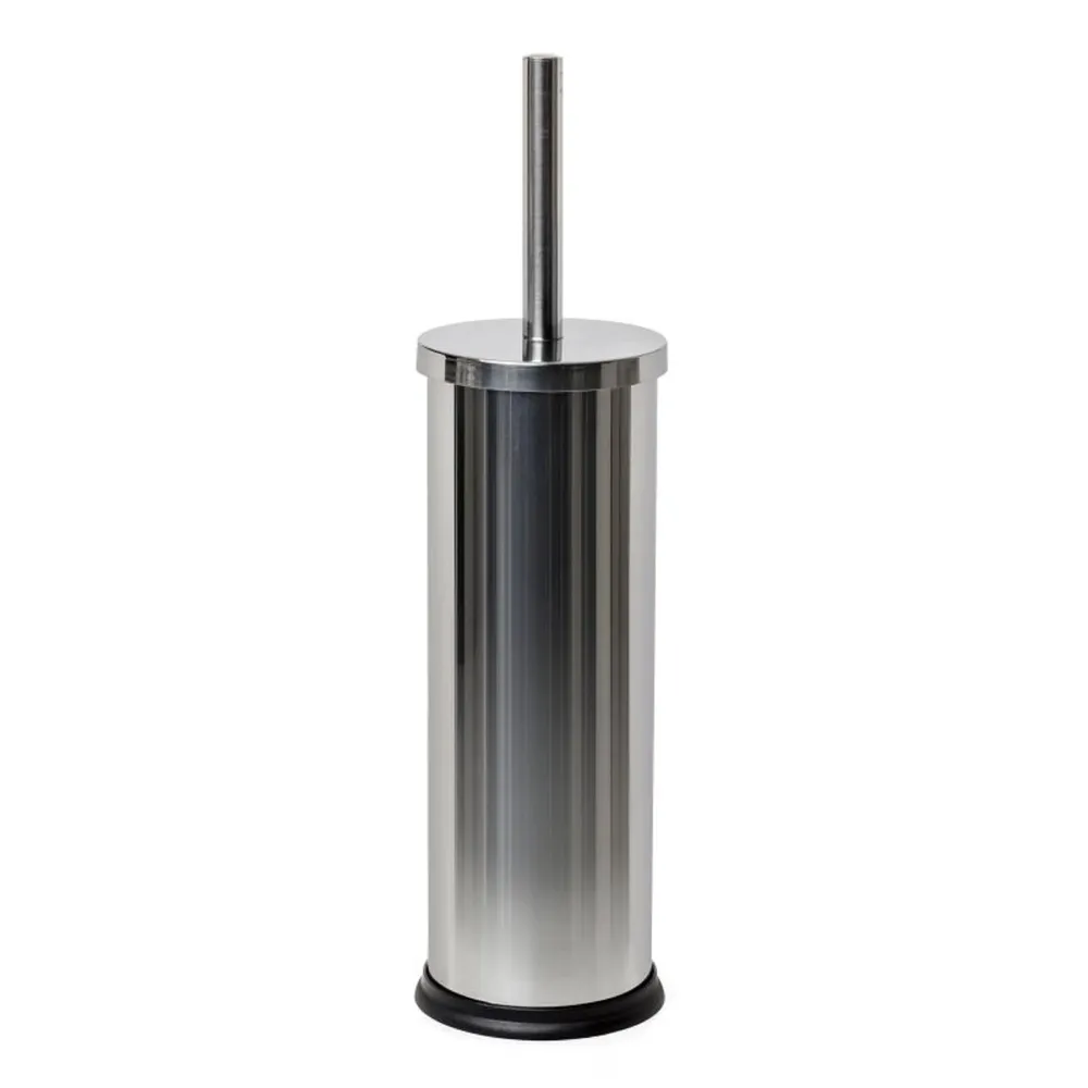 Perie WC Tatay S4460200, metal, finisaj gri, 38.5 x 10.2 x 10.2 cm