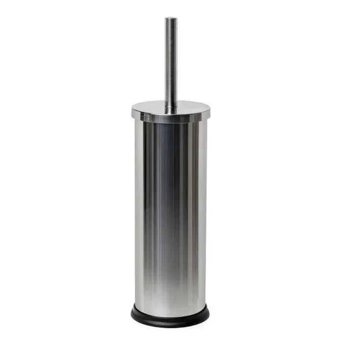 Perie WC Tatay S4460200, metal, finisaj gri, 38.5 x 10.2 x 10.2 cm