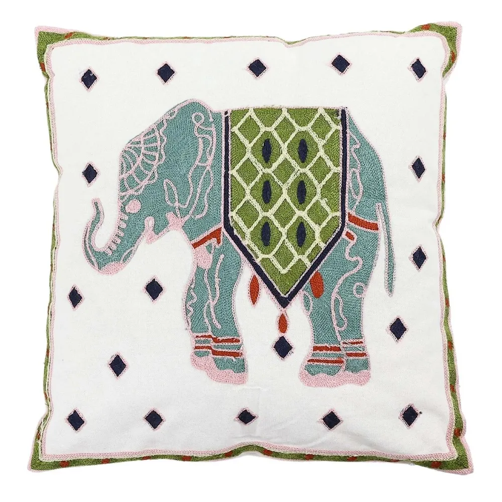 Perna decorativa, Annissa, bumbac + microfibra, multicolor, 45 x 45 cm