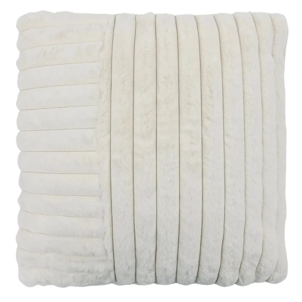 Perna decorativa, Caressa, TH25CSM06, poliester, bej, 45 x 45 cm