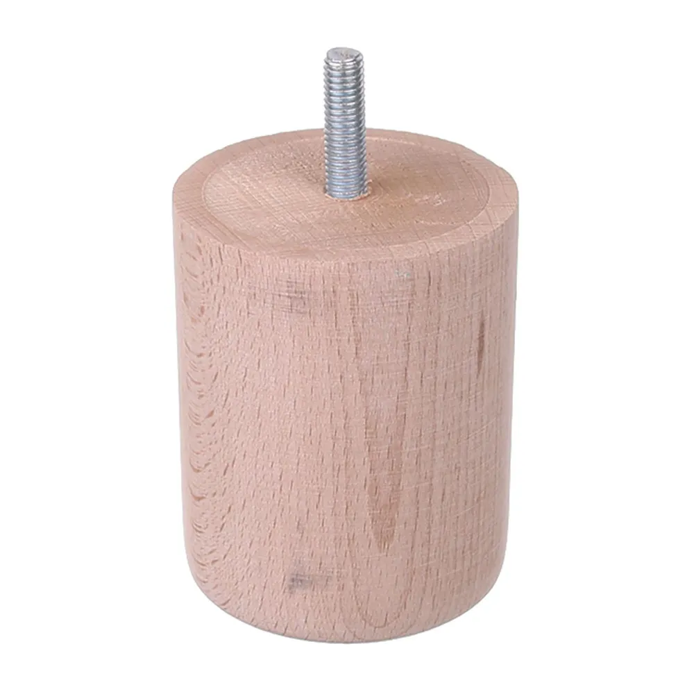 Picior dulap fag brut 65 x 80 mm rotund
