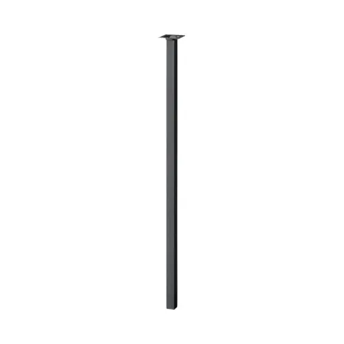 Picior masa patrat Tarrox 25x25x800 mm, negru