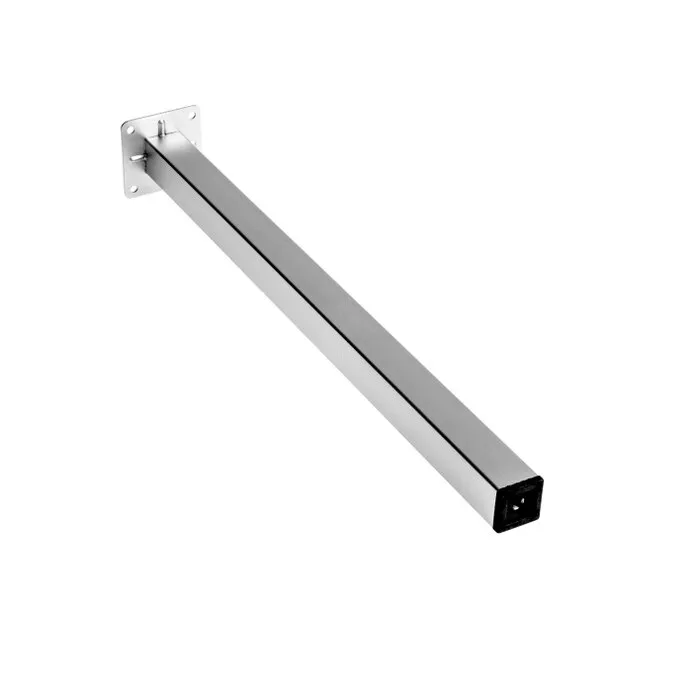 Picior mobila, pentru masa, aluminiu, patrat, 400 mm