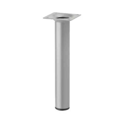 Picior mobila rotund Tarrox, 30x300mm, argintiu