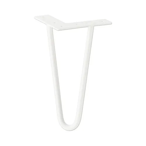 Picior mobila Tarrox tip Spider 58x200mm, alb, otel