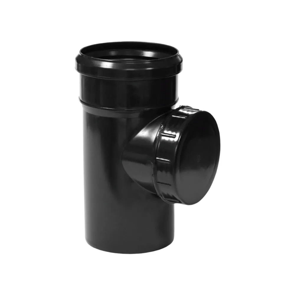 Piesa curatire polipropilena, fonoabsorbant, ignifugat, cu dop filetat, D110 mm