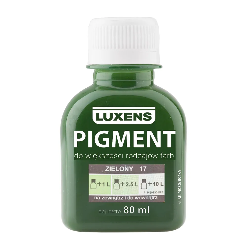 Pigment Luxens verde 17, 80 ml, interior/exterior