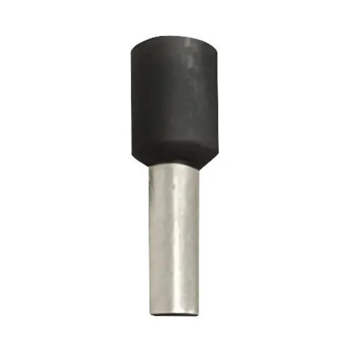 Pini terminali izolati Starke 1, 5mm², 50 bucati, pentru conductor litat, culoare neagra