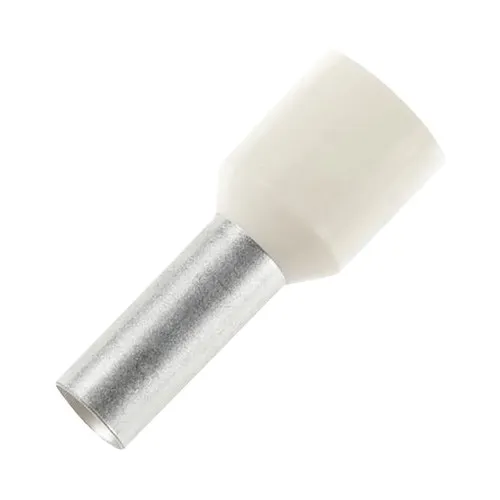 Pini terminali izolati Starke 16mm², 50 bucati, pentru conductor litat, culoare bej