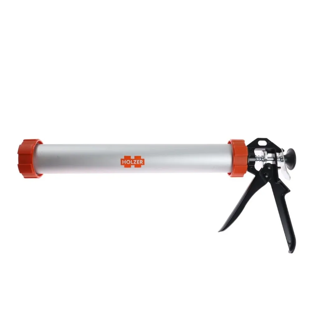 Pistol cilindric pentru aplicare silicon tip salam, 600 ml, Holzer XY-503, aluminiu + otel