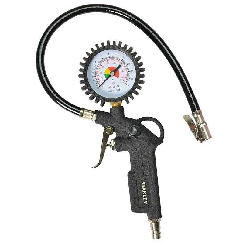 Pistol de umflat Stanley max. 10 bari, cu manometru