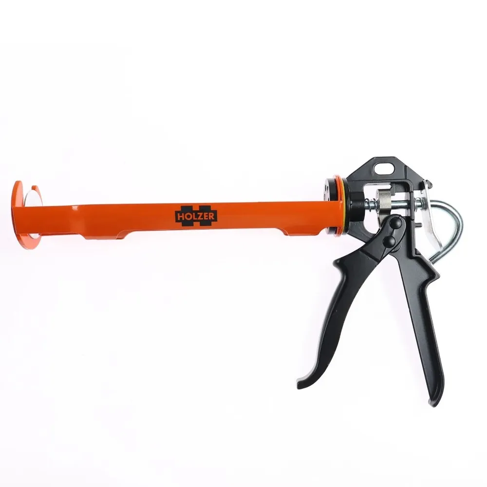 Pistol semicilindric pentru silicon, Holzer XY-405, aluminiu