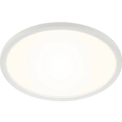 Plafoniera Briloner Slim LED, 18W, 2400 lumeni, alba, Ø293 mm