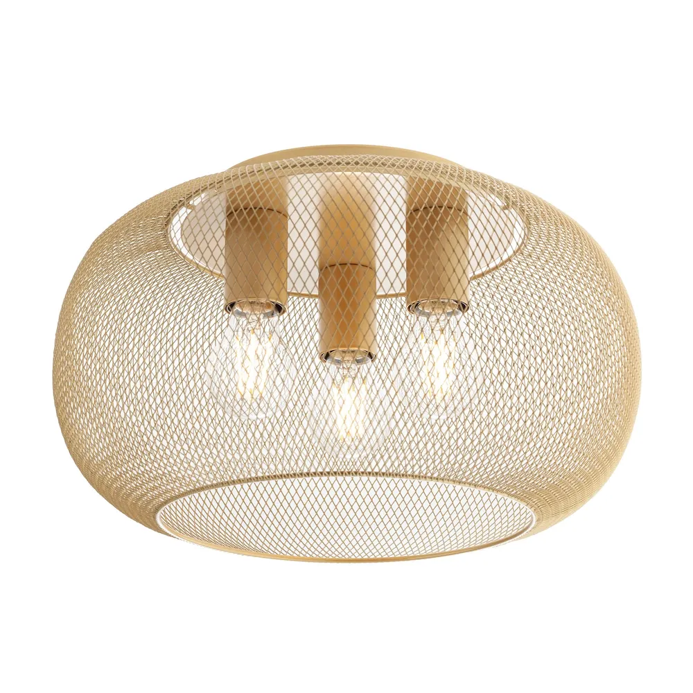 Plafoniera Croket 01-3139, 3 x E27, auriu, modern