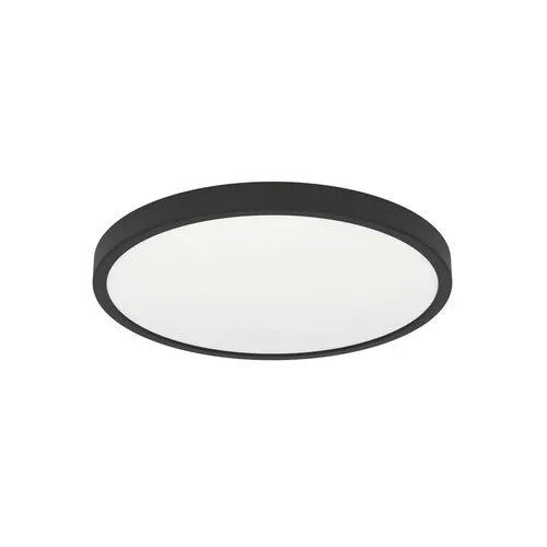 Plafoniera Eglo Fueva 6 LED integrat, 17W, 2900 lumeni, negru, 25x389mm