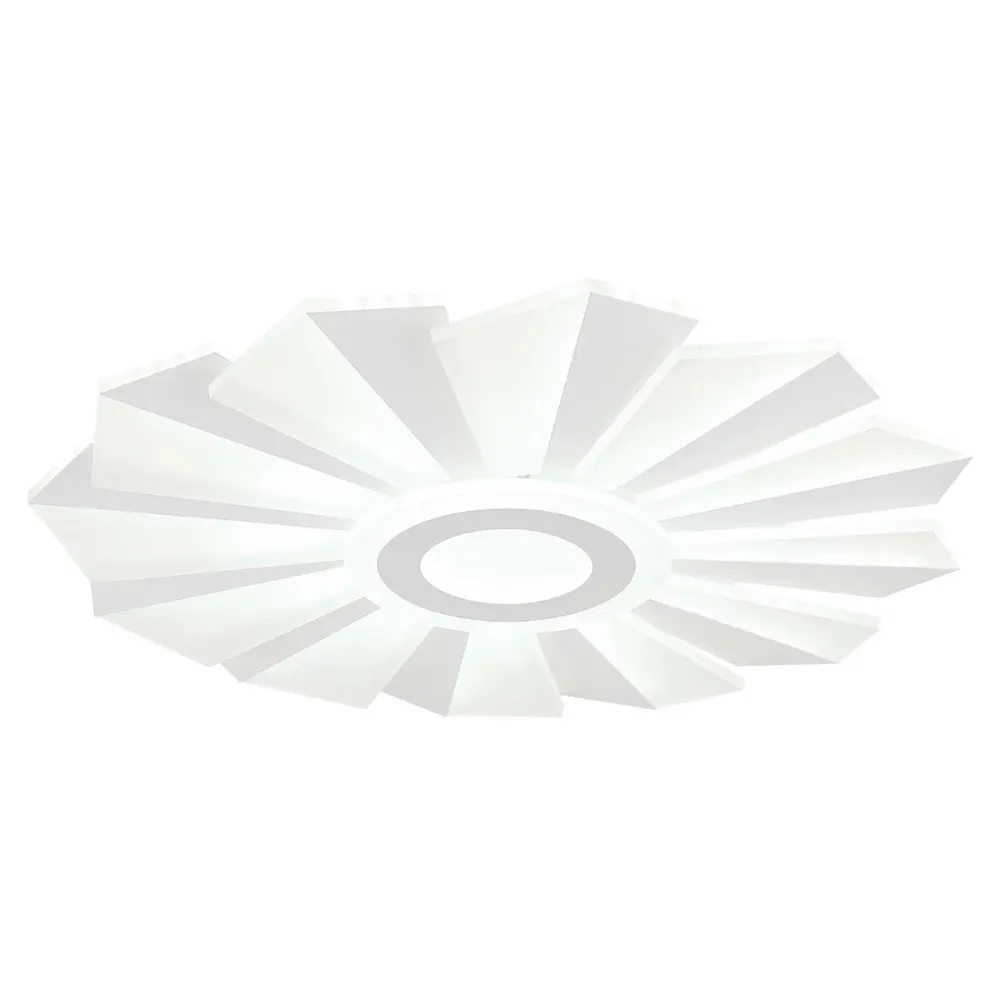Plafoniera LED Alwina 48559-58, 58 W, 3190 lm, lumina calda / neutra / rece, dimabil, cu telecomanda, alb, modern