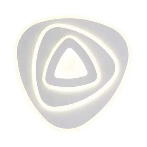 Plafoniera LED Bellevue Triangle 50W, lumina alba 3000-6000K, 5900 lumeni, alb