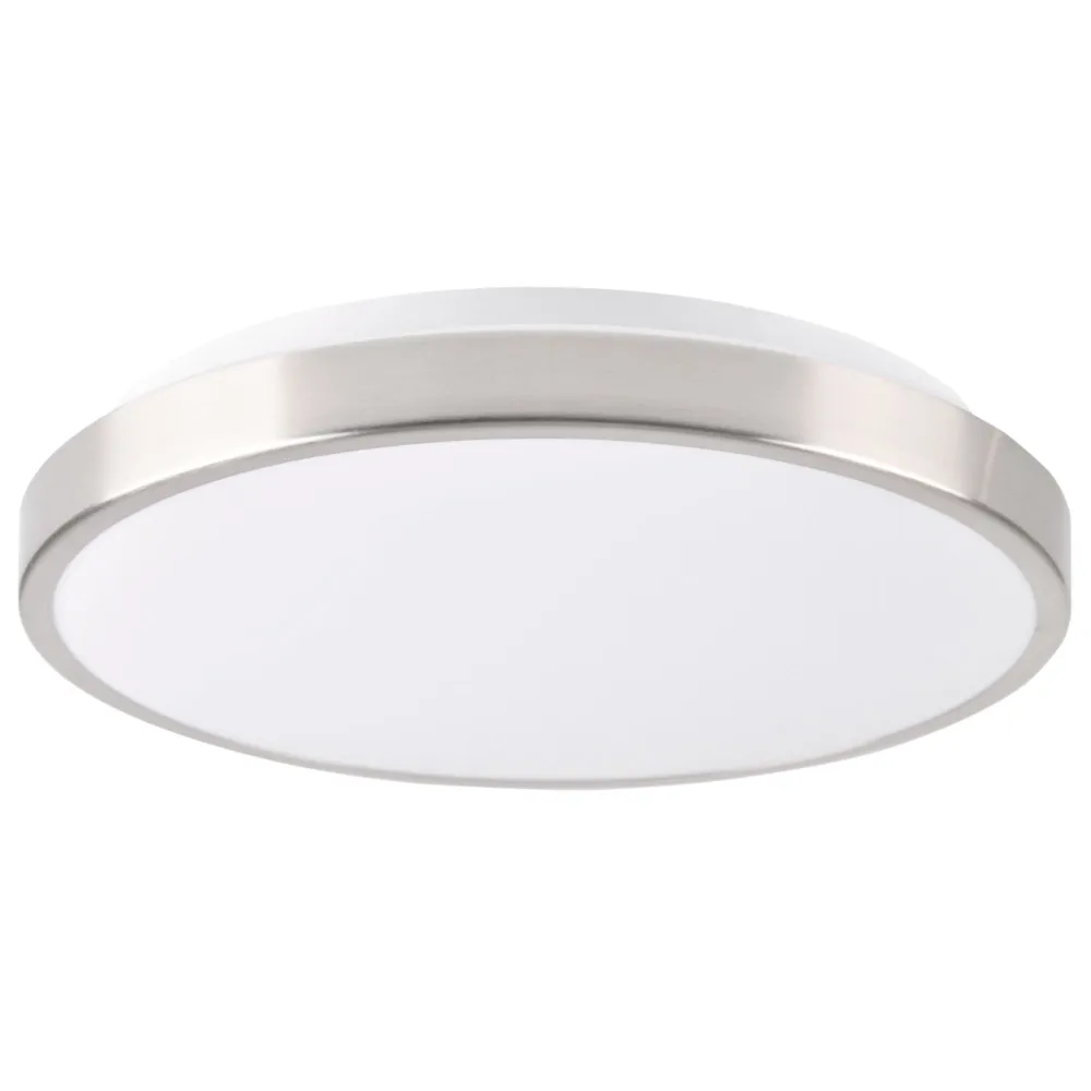 Plafoniera LED Kern, D 30 cm, 15 W, 1600 lumeni, 4000K, argintiu