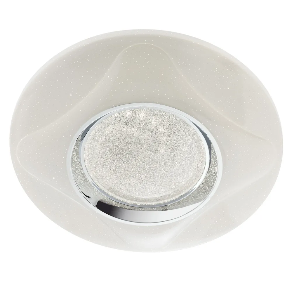 Plafoniera LED Lucino 05-913, 36W, lumina neutra, efect de sclipire, alba, moderna