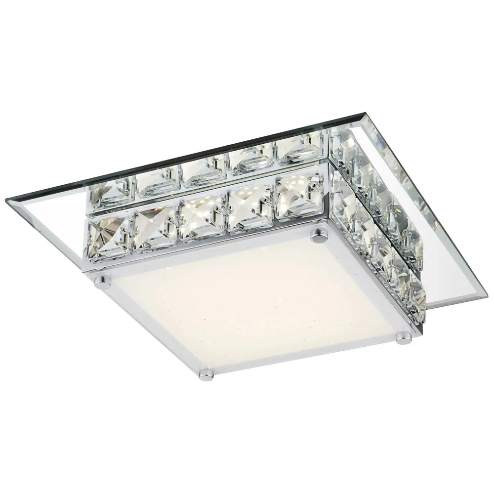 Plafoniera LED Margo 49355, 12 W, cristale K5 transparente, clasic