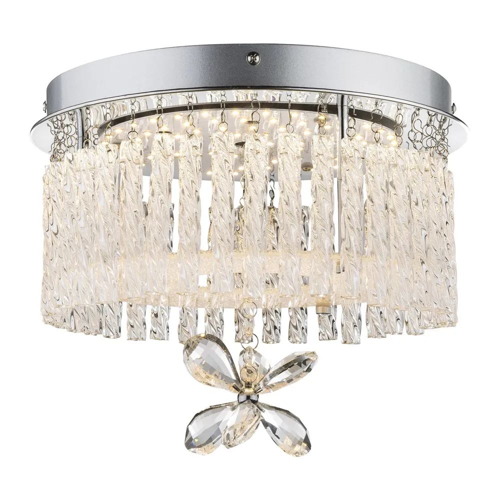 Plafoniera LED Mathilda 68397, 12 W, cristale K9, clasic