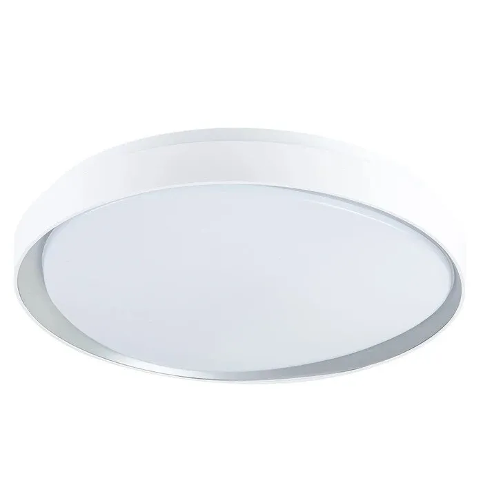 Plafoniera LED Uranus KL151002, 30 W, lumina calda / neutra / rece, cu telecomanda, alb, modern