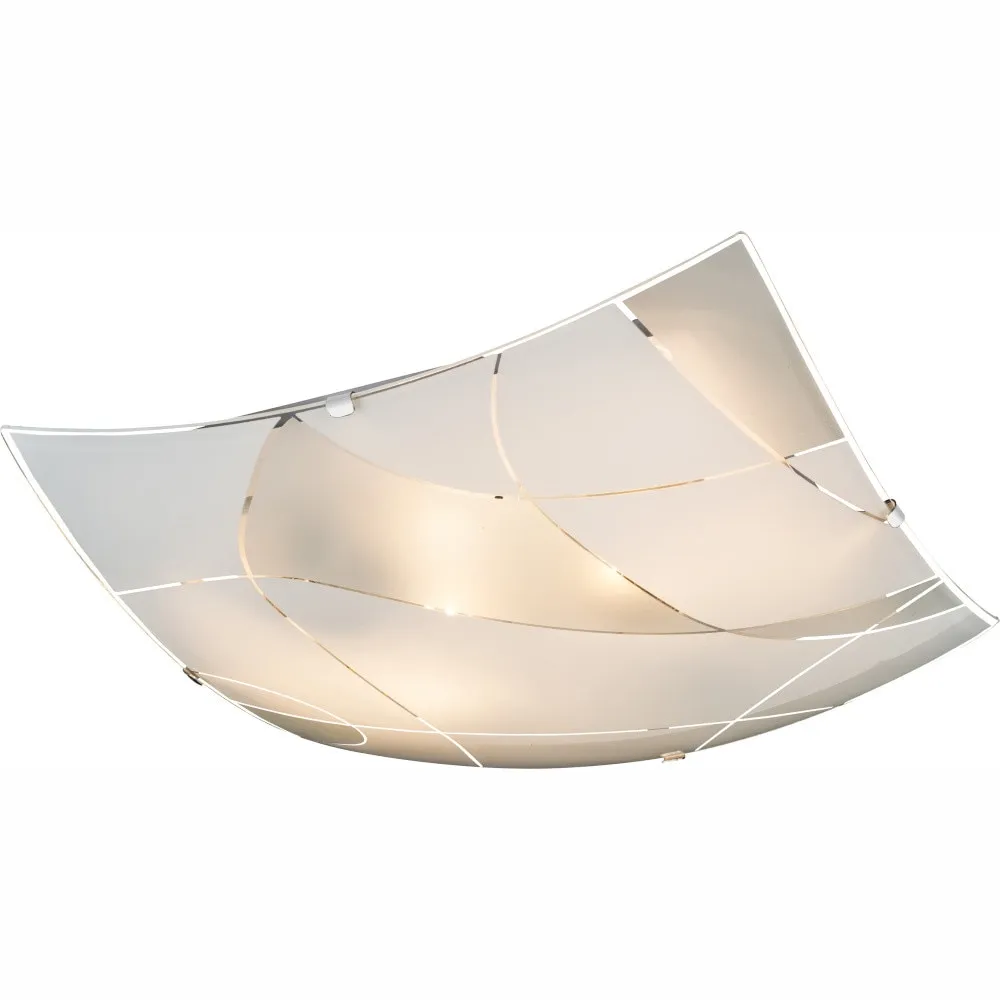 Plafoniera Paranja 40403-2, 2 x E27, alb, clasic