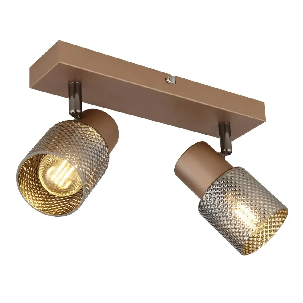 Plafoniera Satella 54314-2, 2 x E14, auriu, modern