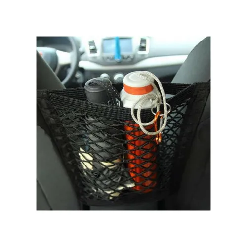 Plasa bagaje verticala intre scaune fata auto organizator universala 25x26cm — imaginea 4