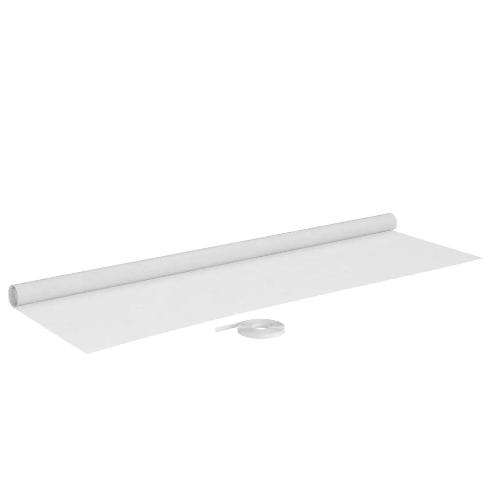 Plasa tantari, pentru usa, fixa, cu scai, 150 x 250 cm, alba