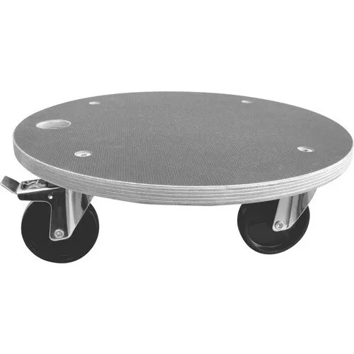 Platforma Pentru Transport Tarrox Maxi Stop Max. 200kg Ø380x110 Mm, Roti Pivotante Din Plastic, Cu Frana Si Blocarea Directiei