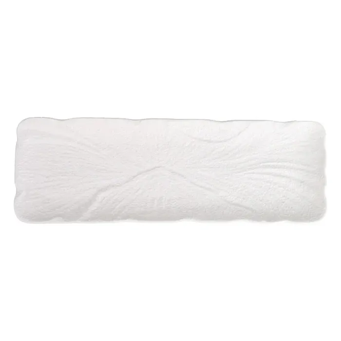 Platou dreptunghiular D4113, portelan, alb, 33 x 11 cm