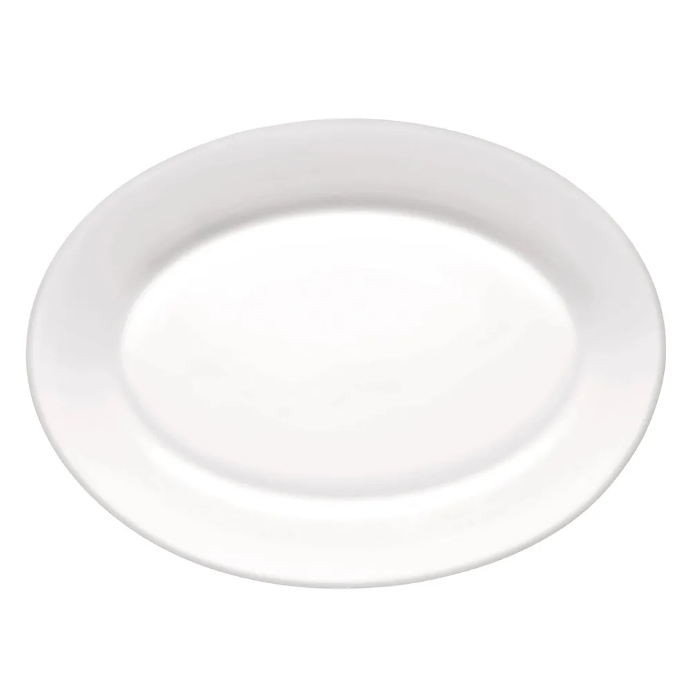 Platou oval Toledo Bormioli, opal, alb, 30 cm