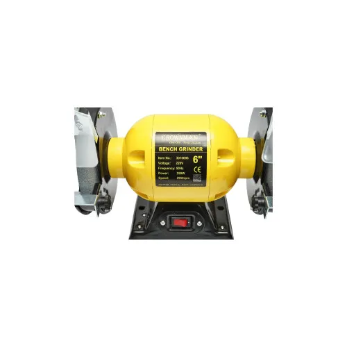 Polizor de banc 250W, 220V disc abraziv 150x16x12.7mm, viteza rotatie 2950rpm Crownman — imaginea 5