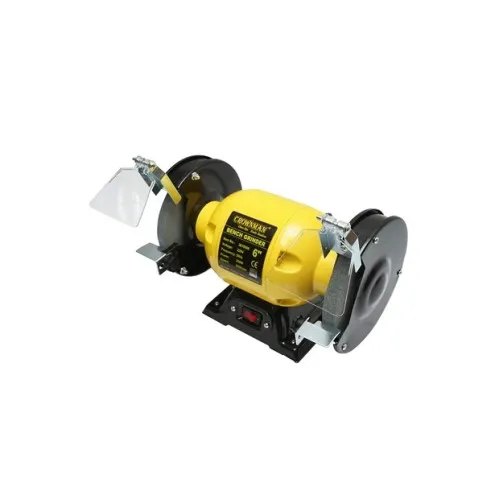 Polizor de banc 250W, 220V disc abraziv 150x16x12.7mm, viteza rotatie 2950rpm Crownman