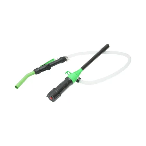 Pompa electrica transfer combustibil si lichide 9 L/min cu furtun 90 cm — imaginea 3