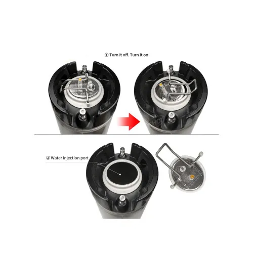 Pompa pulverizator presiune 19 litri pentru folii auto, colant, folie PPF profesionala — imaginea 2