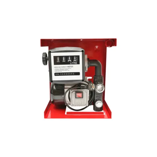 Pompa transfer motorina 220V 550W 60 l/min cu contor si pistol
