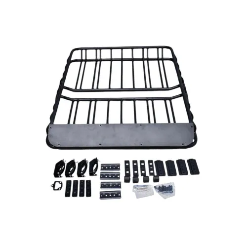 Portbagaj plafon auto metalic roof rack cu 2 bari transversale incluse 127x101cm / CPD35 — imaginea 3